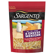 SARGENTO 4 Cheese Mexican Shredded Cheese Blend, Fine Cut