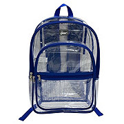 Tech Gear Clear Backpack with Trim - Blue