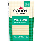 CABOT Vermont Sharp Cheddar Sliced Cheese