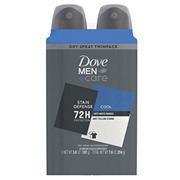 Dove Men+Care Dry Spray Antiperspirant Cool - Twin Pack