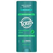 Tom's of Maine Aluminum Free Deodorant - Cucumber Aloe
