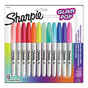 Sharpie Glam Pop Fine Point Permanent Markers - Assorted Ink