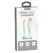 Helix PrismCharge Lightning Iridescent Charge Cable - White