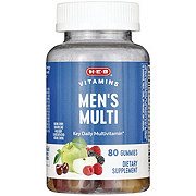 H-E-B Men's Multivitamin Gummies - Cherry, Sour Apple & Mixed Berry