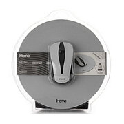 iHome Wireless Mouse & Round Mousepad Bundle - Silver