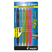 Pilot FriXion Clicker 0.7mm Gel Pens - Assorted Ink