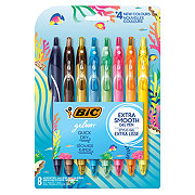 BIC Gel-ocity Quick Dry 0.7mm Retractable Gel Pens - Assorted Ocean Theme Ink