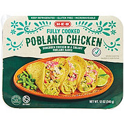 H-E-B Fully Cooked Shredded Poblano Chicken