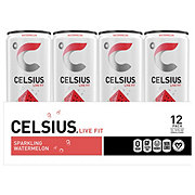 Celsius Sparkling Energy Drink - Watermelon, 12 Pk