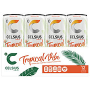 Celsius Sparkling Energy Drink - Tropical Vibe, 12 Pk