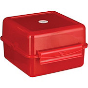 Destination Holiday Plastic Sandwich Box - Red