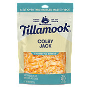 Tillamook Colby Jack Shredded Cheese, Thick Cut