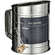 our goods Sifter with Crank