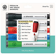 U Brands Chisel Tip Premium Dry Erase Makers - Assorted Ink