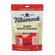Tillamook Sharp White Cheddar Cheese Snack Bars, 10 ct