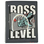Eccolo Boss Level Wide Ruled Spiral Notebook