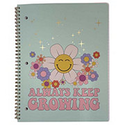 Eccolo Always Keep Growing Wide Ruled Spiral Notebook