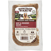 Heritage Ranch by H-E-B Frozen Dog Food, Trial Size – Beef & Potatoes