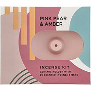 Destination Holiday Incense Kit - Pink Pear & Amber