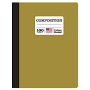 Norcom College Ruled Composition Notebook - Gold