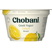 Chobani Greek Yogurt Low Fat Blended Lemon