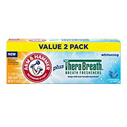 Arm & Hammer Plus TheraBreath Whitening Toothpaste Icy Mint - Value Pack