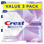 Crest 3D White Toothpaste Brilliance - Peppermint