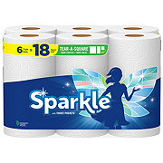 Sparkle Tear-A-Square Triple Rolls Paper Towels with Thirst Pockets
