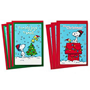 Hallmark Assorted Peanuts Christmas Cards & Envelopes - S21, S9