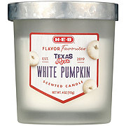 H-E-B Flavor Favorites Texas Roots White Pumpkin Scented Candle