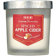 H-E-B Flavor Favorites Spiced Apple Cider Scented Candle