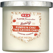 H-E-B Flavor Favorites Pumpkin Chai Tres Leches Cake Scented Candle