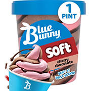 Blue Bunny Twist Cherry Chocolate Soft Serve Frozen Dessert - Shop