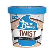Blue Bunny Twist Cookies & Cream Soft Serve Frozen Dessert