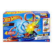 Hot Wheels Action 4-Loop Crash-Out Playset