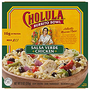 Cholula Burrito Bowl Salsa Verde Chicken Frozen Meal