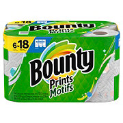 Bounty Select-A-Size Triple Roll Printed Paper Towels