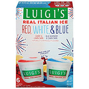 Luigi's Red White and Blue Real Italian Ice Cups