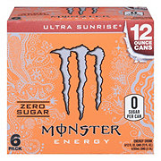 Monster Energy Ultra Sunrise Sugar Free Energy Drink 6 pk Cans