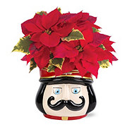 Max & Miles Nutcracker Poinsettia