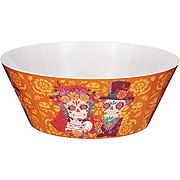 Destination Holiday Dia de los Muertos Novios Serving Bowl - Orange