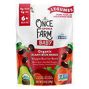 Once Upon a Farm Organic Plant-Rich Frozen Meal - Veggie Burrito Bowl