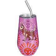 Destination Holiday Dia de Los Muertos El Perro Stemless Tumbler - Purple