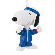 Hallmark Peanuts Snoopy Team USA Christmas Ornament