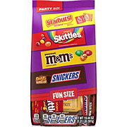 M&M'S, Snickers, Skittles, & Starburst Assorted Fun Size Candy - Party Size