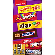 M&M'S, Snickers, Skittles, & Starburst Assorted Fun Size Candy - Jumbo Pack