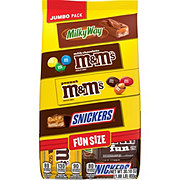 M&M'S, Snickers, & Milky Way Assorted Fun Size Chocolate Candy - Jumbo Pack