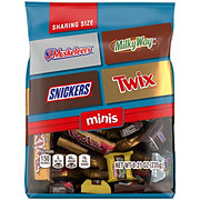 Snickers, Twix, Milky Way, & 3 Musketeers Assorted Minis Chocolate Candy - Sharing Size