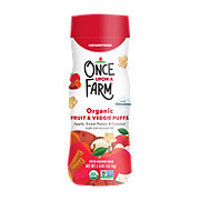 Once Upon a Farm Organic Fruit & Veggie Puffs - Apple, Sweet Potato & Coconut