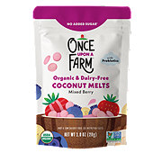 Once Upon a Farm Organic & Dairy-Free Coconut Melts - Mixed Berry